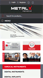 Mobile Screenshot of metalxintl.com